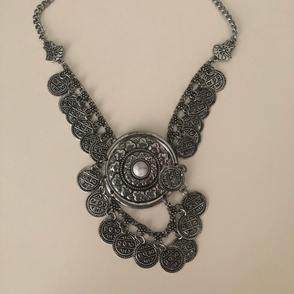 Boho chic necklace